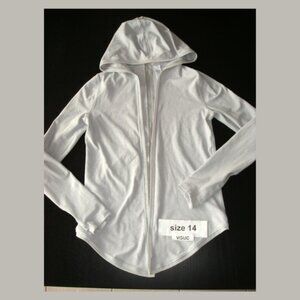 Ivivva Girl by Lululemon 🍋Mindful Presence Wrap Grey Thumbholes size 14